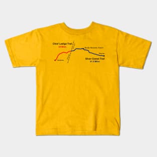 Silver Comet and Chief Ladiga Rail Trail Kids T-Shirt